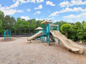 Centennial Place playground and pavilion in Towne Lake, Woodstock, GA