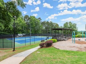 Centennial Place tennis courts in Towne Lake, Woodstock, GA