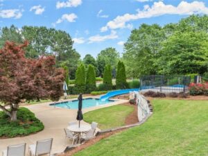 Centennial Place community swimming pool in Towne Lake, Woodstock, GA