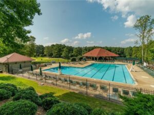 Main swimming pool and pavilion at Eagle Watch community in Towne Lake, Woodstock, GA