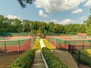 Tennis courts at Eagle Watch community in Towne Lake, Woodstock, GA