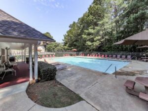 Community swimming pool at Rose Creek community in Towne Lake, Woodstock, GA