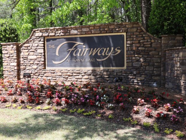 Homes for Sale in The Fairways - monument sign at entrance to The Fairways