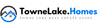 Logo for a guide to Towne Lake Homes for Sale
